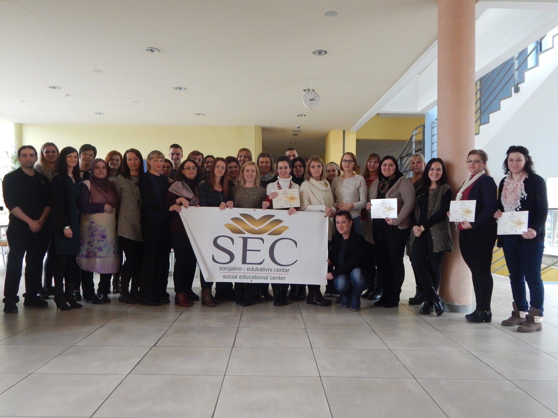 SEC Travnik nastavlja s provedbom obuke za asistente u nastavi