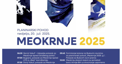 Manifestacija „Meokrnje 2025” održat će se u nedjelju 20. jula