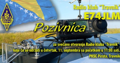 Danas otvorenje Radio kluba “Travnik”