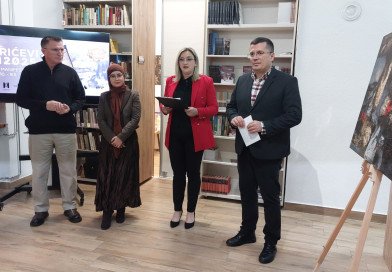 Otvorena izložba umjetničkih slika Seada Emrića u Gradskoj biblioteci Travnik