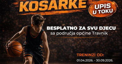 Besplatna škola košarke za djecu u Travniku!