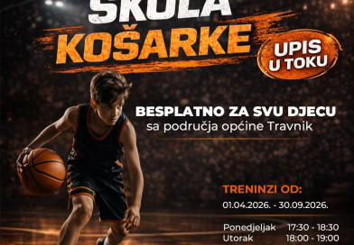 Besplatna škola košarke za djecu u Travniku!