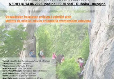 Sportski savez SBK/KSB poziva vas 22. pješačenje „S nama na putu do zdravlja“