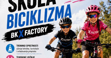 Biciklistički klub X Factory poziva vas na “Školu biciklizma”