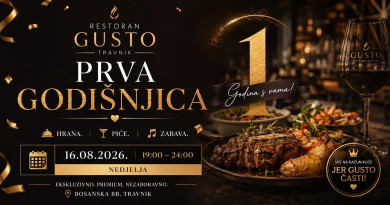 Prvi italijanski restoran u srcu Travnika slavi svoj prvi rođendan uz spektakl koji će grad pretvoriti u malu Italiju