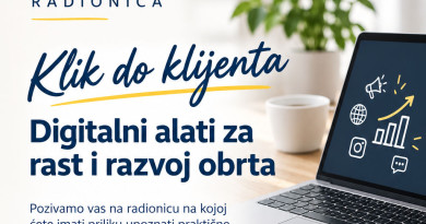 U Travniku besplatna radionica za obrtnike: „Klik do klijenta – Digitalni alati za rast i razvoj obrta“